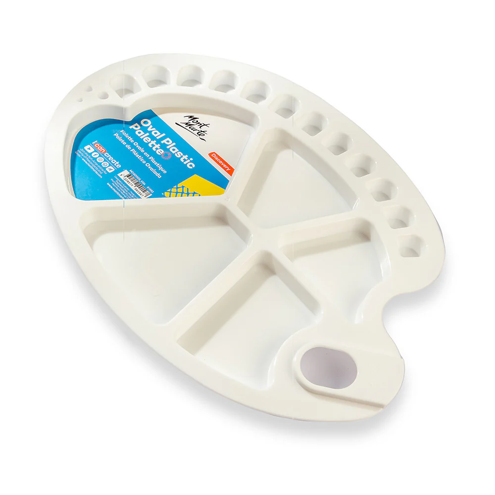 Oval Plastic Palette Discovery 34 x 25cm (13.3 x 9.8in) - Image 2