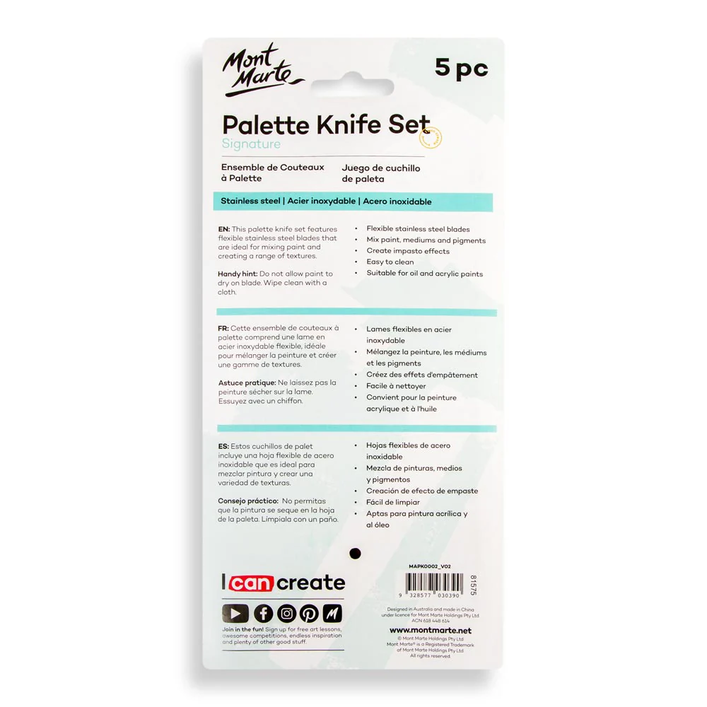 Palette Knife Set Signature 5pc - Image 5