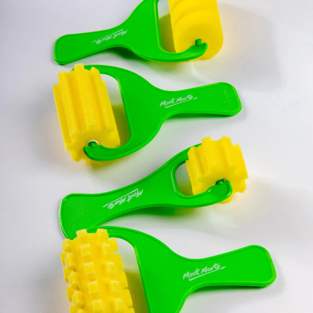 Pattern Foam Rollers 4pc - Image 2