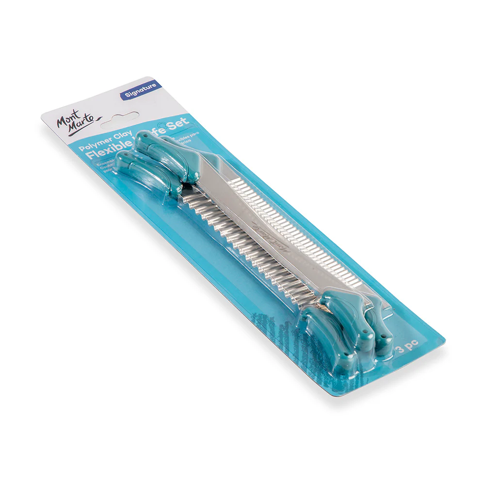 Polymer Clay Flexible Knife Set Signature 3pc - Image 3