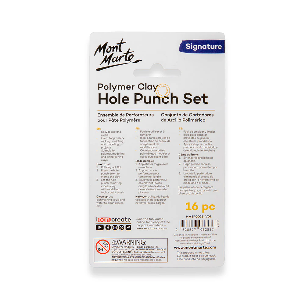 Polymer Clay Hole Punch Set Signature 16pc - Image 4