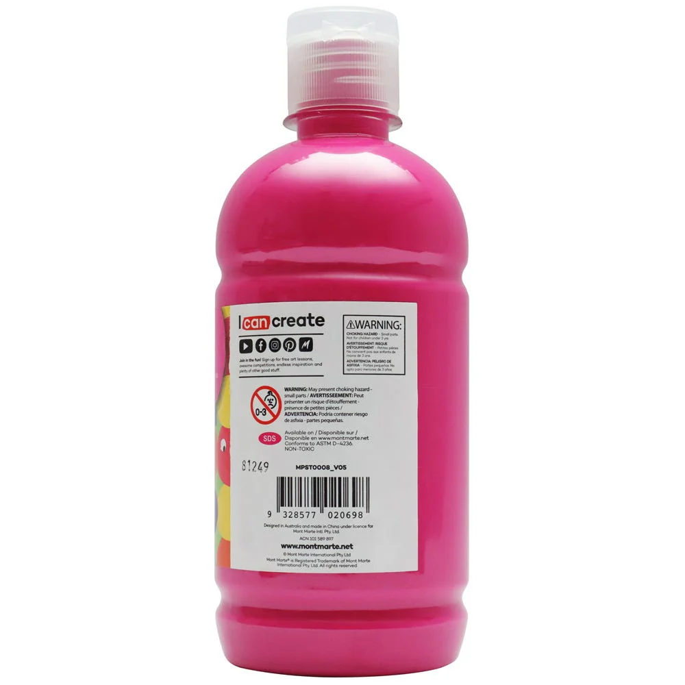 Poster Paint 500ml - Magenta - Image 2