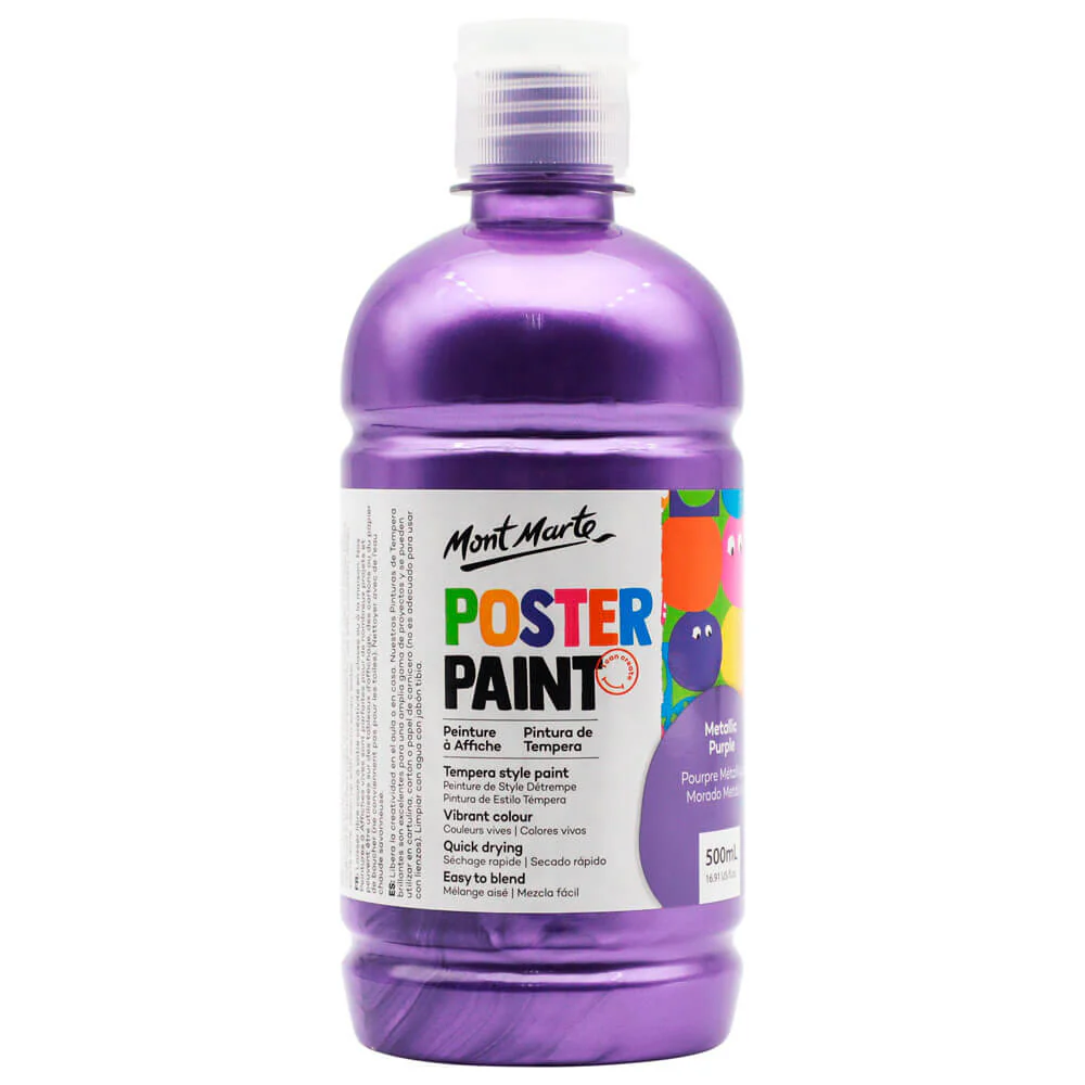 Poster Paint 500ml - Metallic Purple