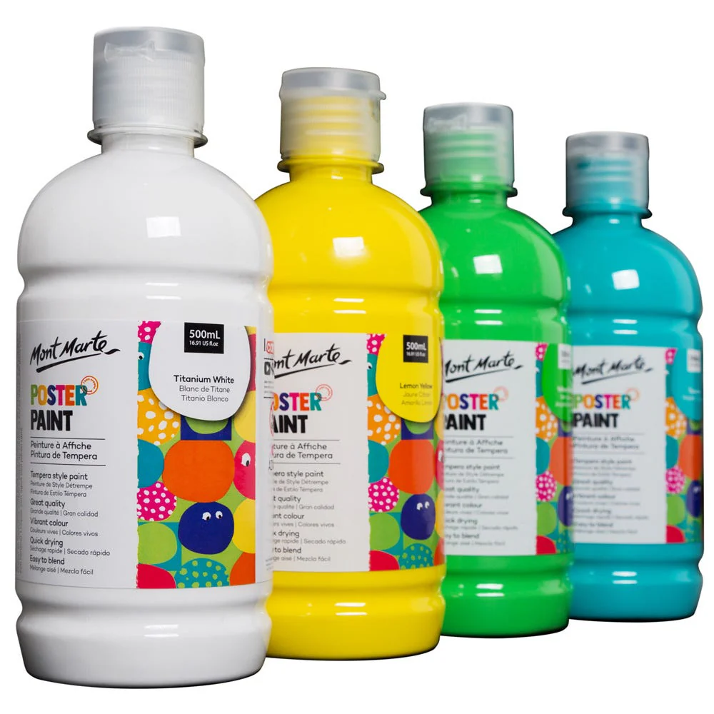 Poster Paint 500ml - Pale Green - Image 2