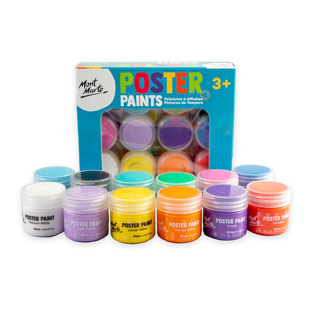 Poster Paints 12pc x 20ml