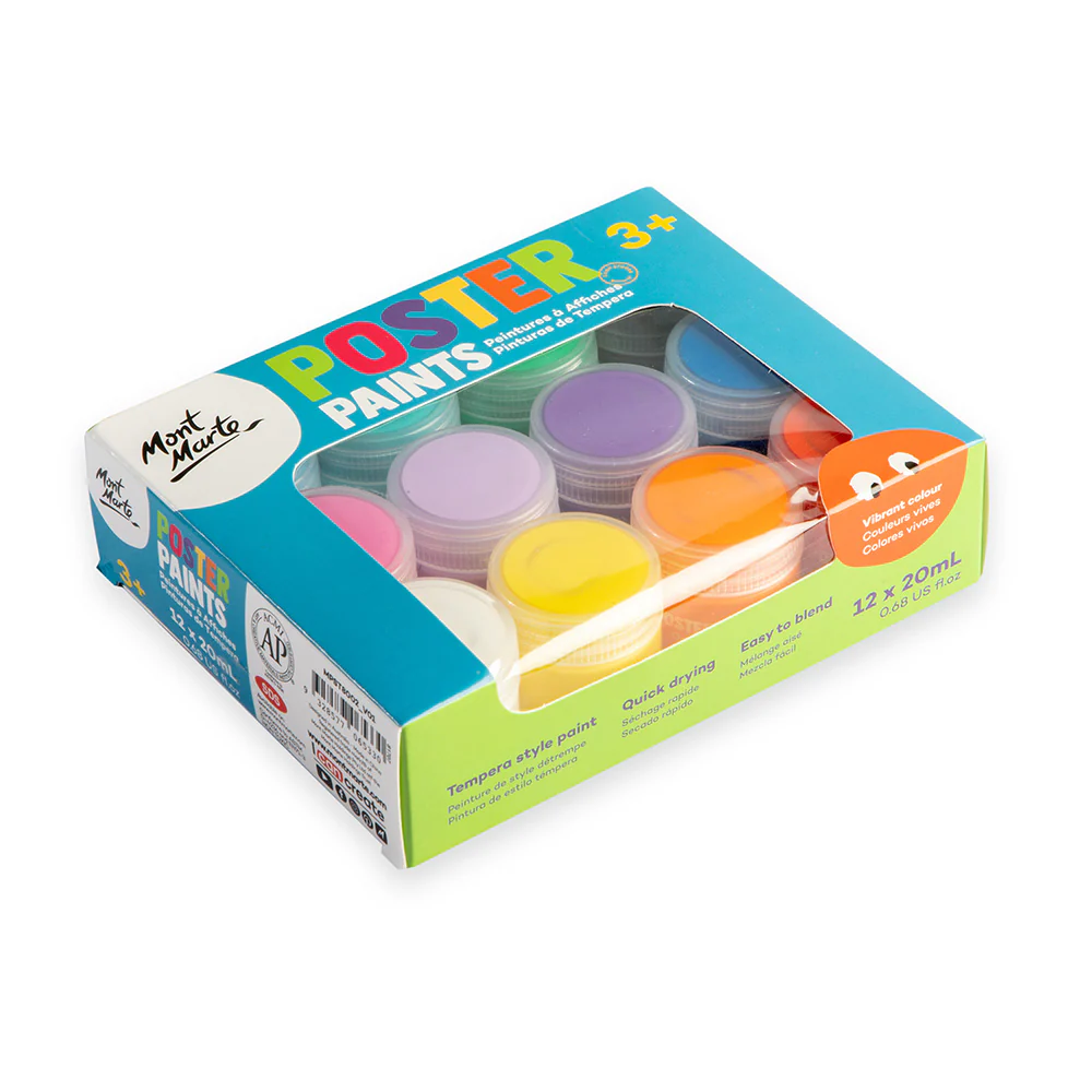 Poster Paints 12pc x 20ml - Image 3