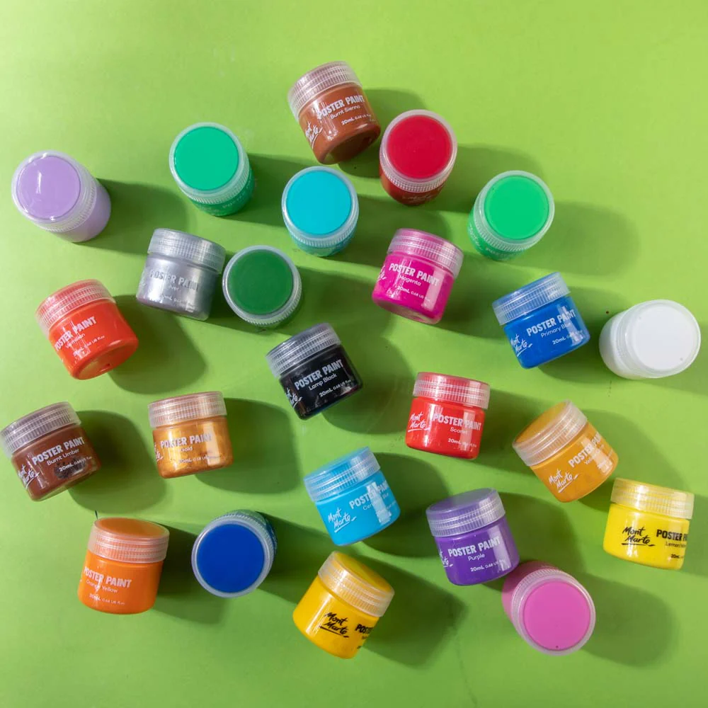 Poster Paints 24pc x 20ml - Image 2