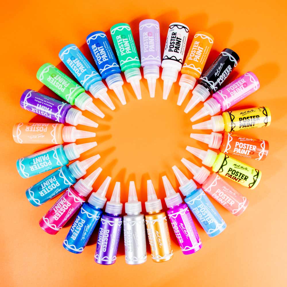 Poster Paints 24pc x 60ml - Image 2