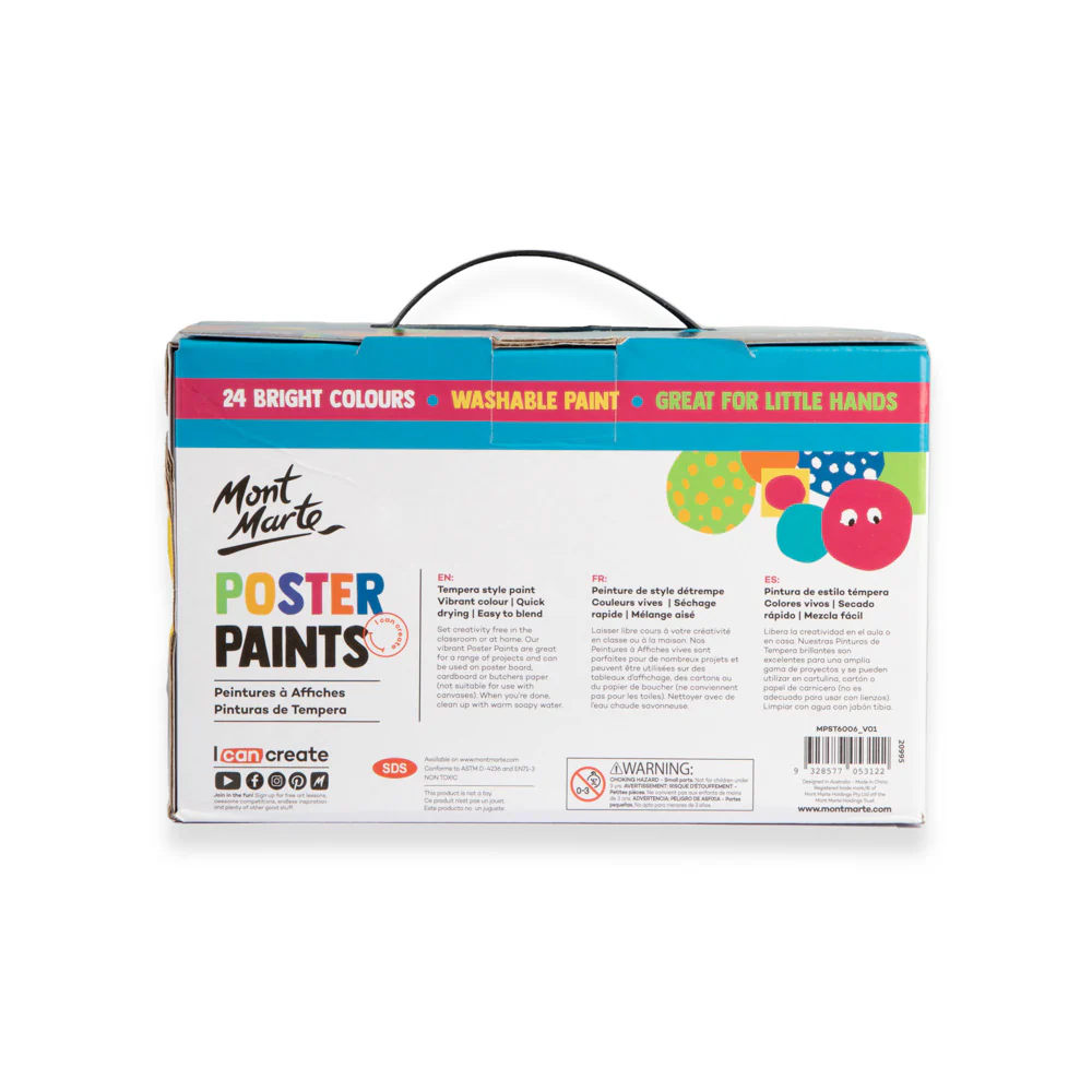 Poster Paints 24pc x 60ml - Image 5