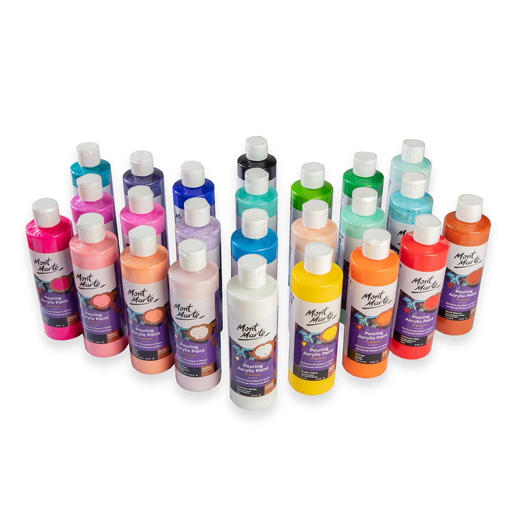 Pouring Acrylic Paint Premium 240ml - Dusty Pink - Image 5