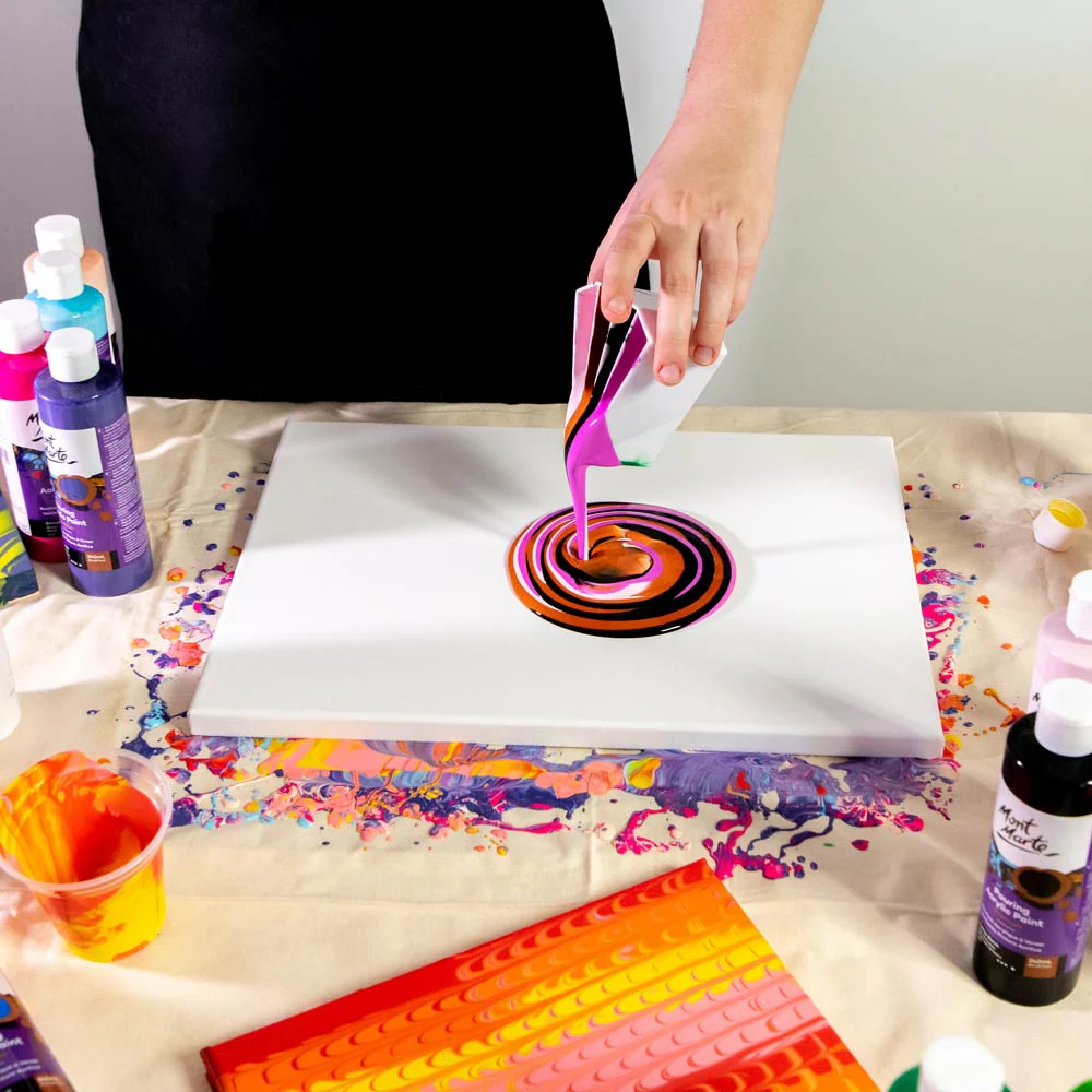 Pouring Acrylic Paint Premium 240ml - Hot Pink - Image 6