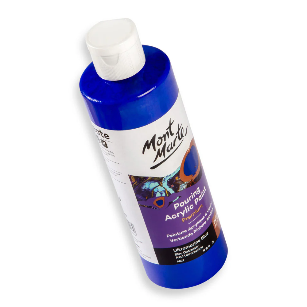Pouring Acrylic Paint Premium 240ml - Ultramarine Blue - Image 2