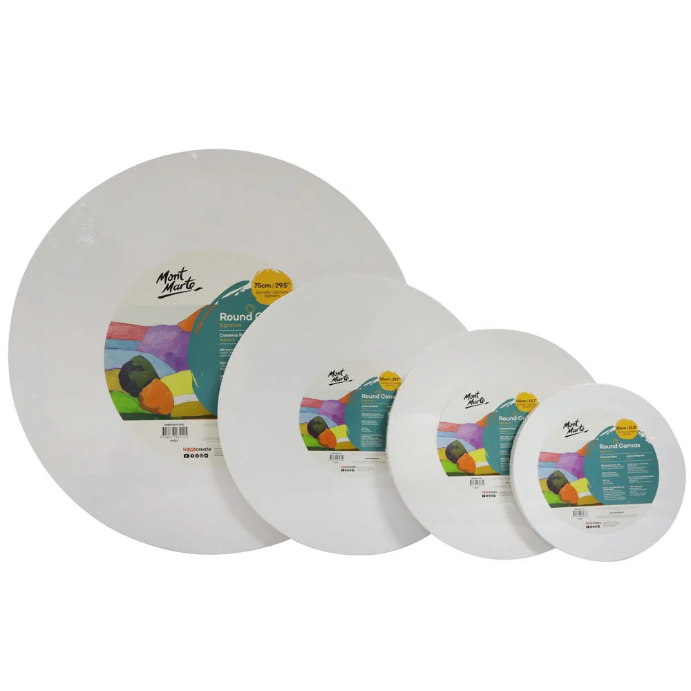 Round Canvas Signature 50cm (19.7in) - Image 5