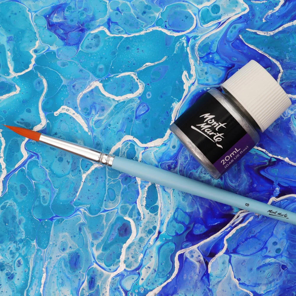 Silver Foil Paint Premium 20ml - Image 5