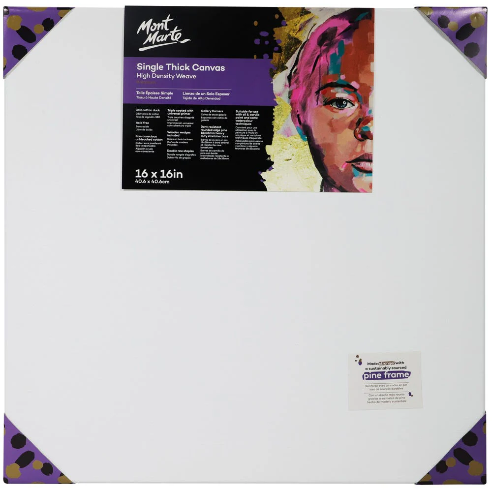 Single Thick Canvas Premium 40.6 x 40.6cm (16 x 16in)