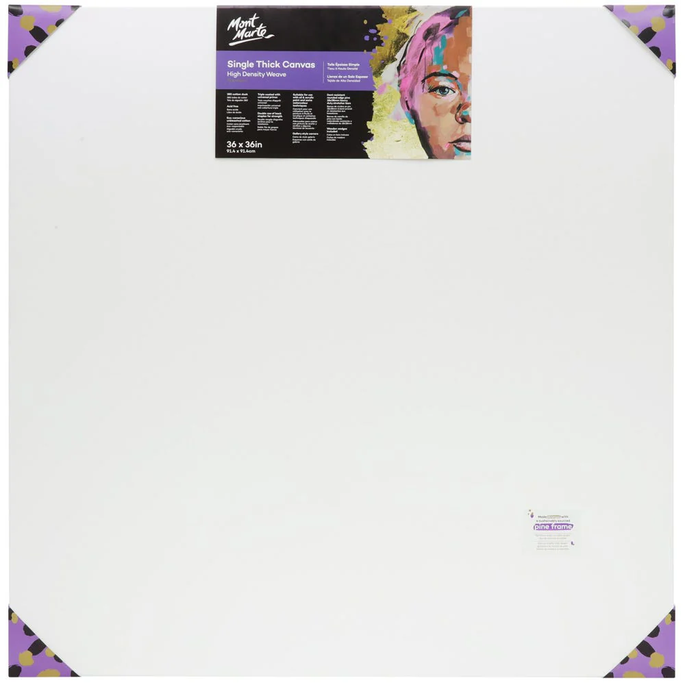 Single Thick Canvas Premium 91.4 x 91.4cm (36 x 36in)