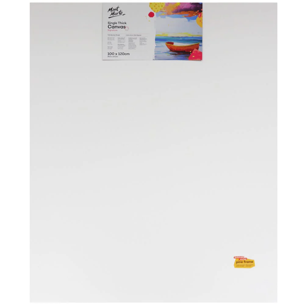 Single Thick Canvas Signature 100 x 120cm (39.3 x 47.2in)