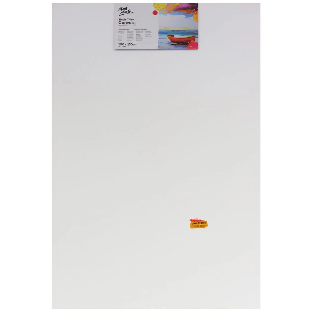 Single Thick Canvas Signature 100 x 150cm (39.9 x 59in)