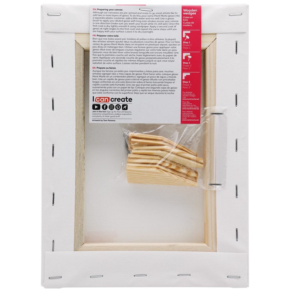 Single Thick Canvas Signature 18 x 24cm (7.1 x 9.4in) - Image 3