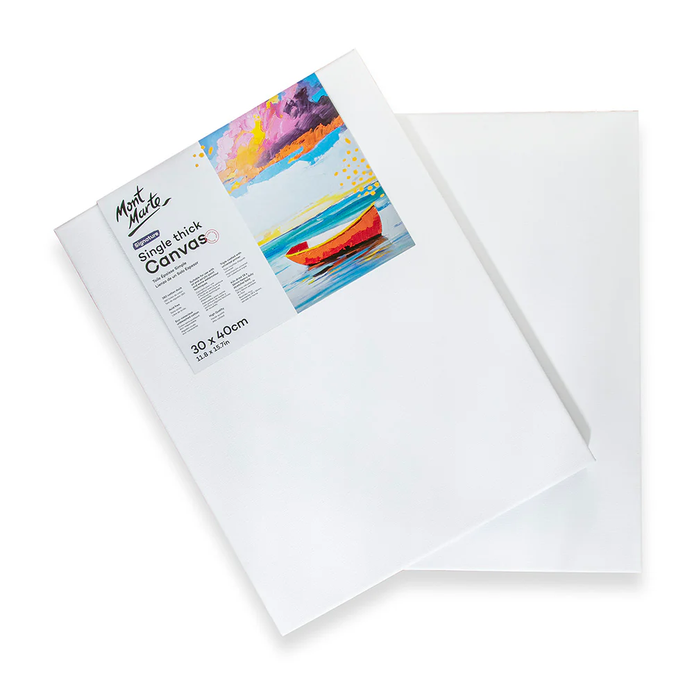 Single Thick Canvas Signature 30 x 40cm (11.8 x 15.7in) 2 Pack - Image 2