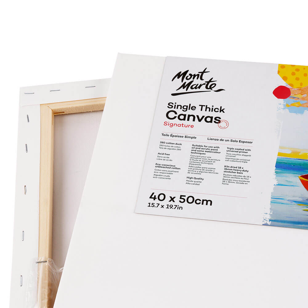 Single Thick Canvas Signature 40 x 50cm (15.7 x 19.7in) - Image 3