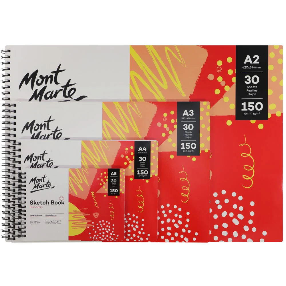 Sketch Book Discovery A2 (16.5 x 23.4in) 30 Sheets 150gsm - Image 6