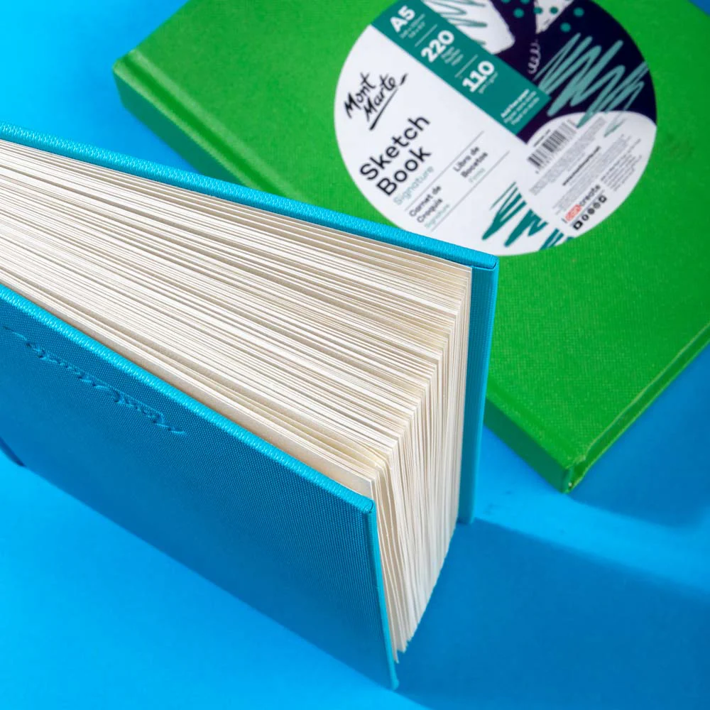 Sketch Book Signature A5 220 Pages 110gsm - Green - Image 6