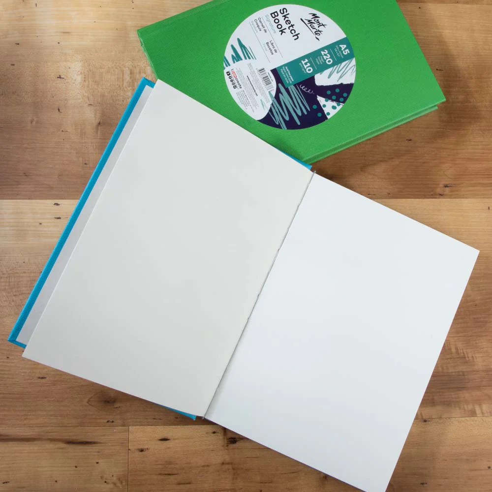 Sketch Book Signature A5 220 Pages 110gsm - Red - Image 4