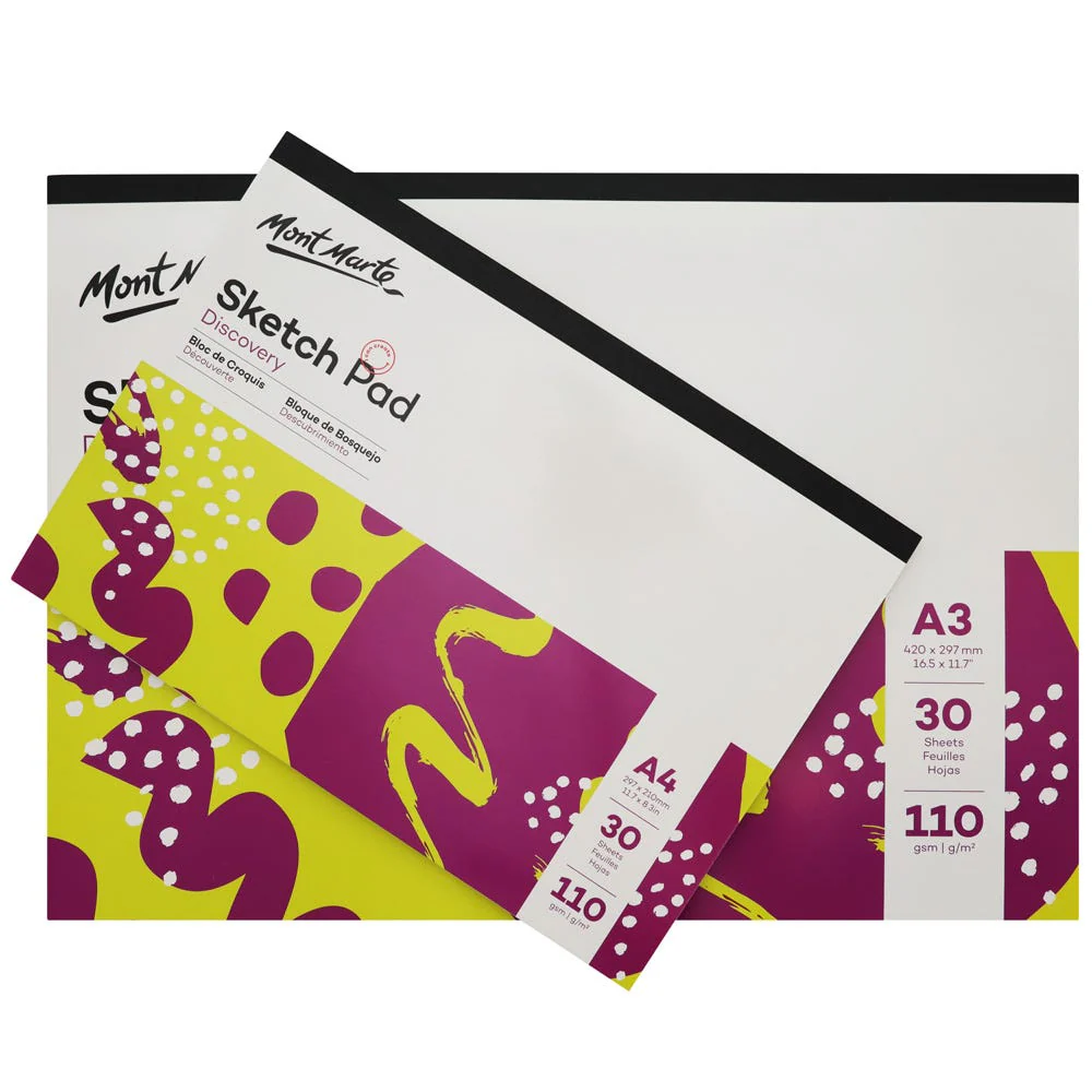 Sketch Pad Discovery A4 110gsm 30 Sheets - Image 3