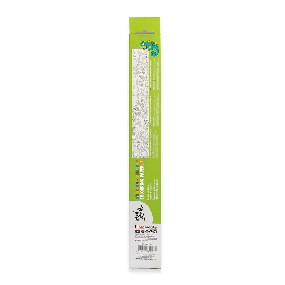 Stick On Peel Off Colouring Paper - Jungle Safari - Image 4