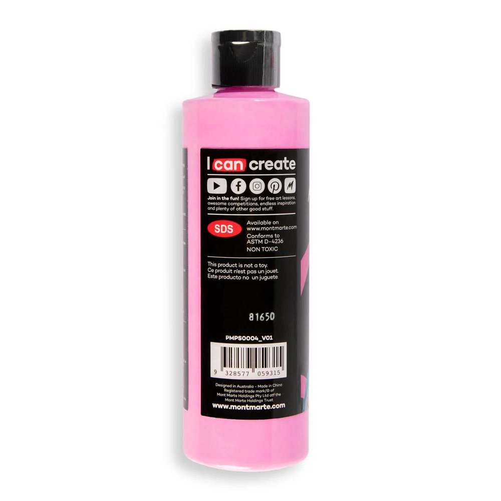SuperCell Pouring Paint Premium 240ml - Hot Pink - Image 4