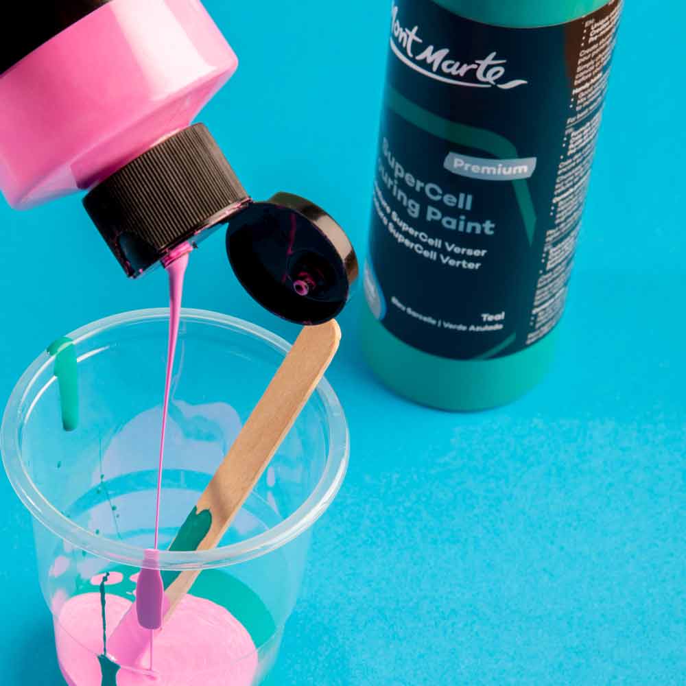 SuperCell Pouring Paint Premium 240ml - Hot Pink - Image 7