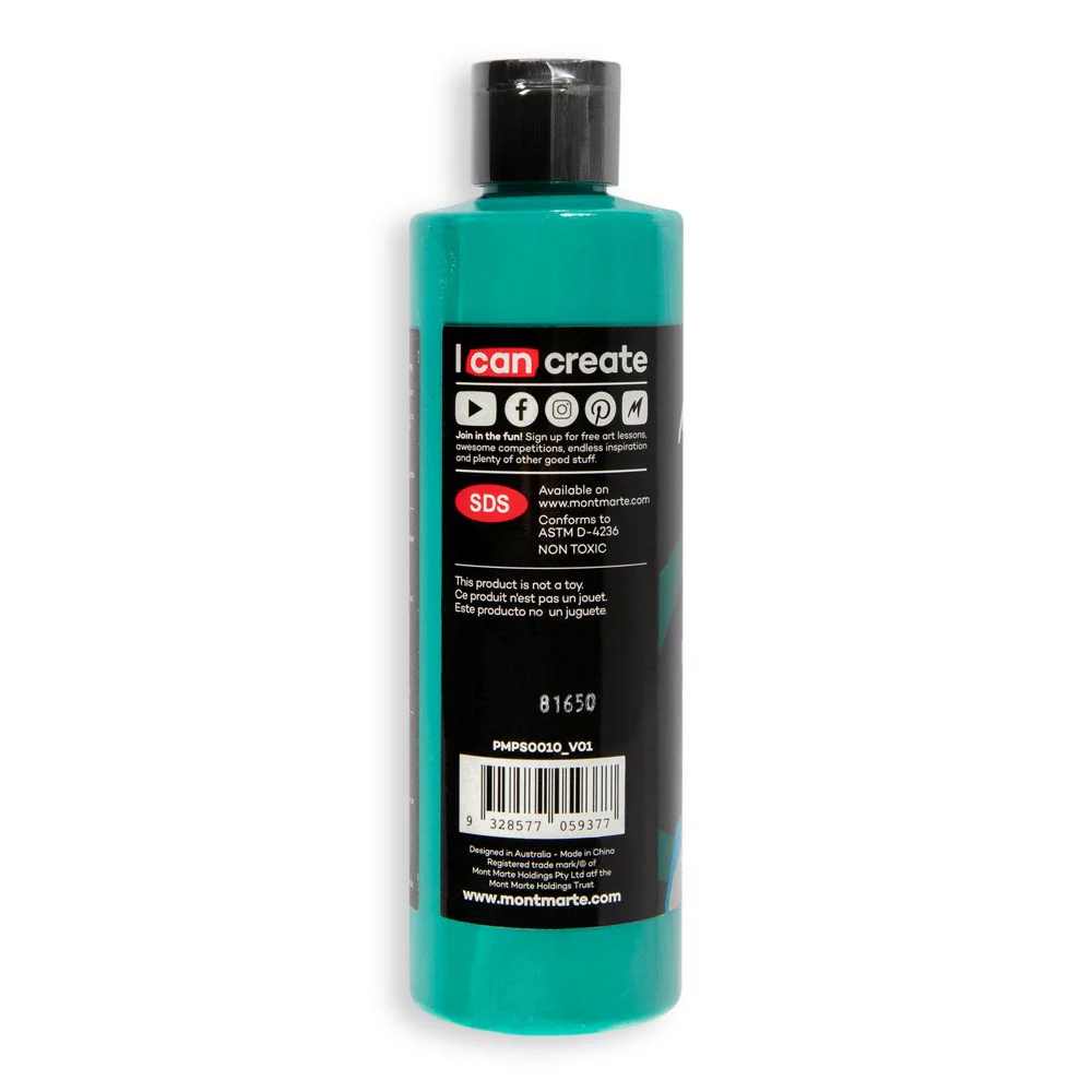 SuperCell Pouring Paint Premium 240ml - Teal - Image 4