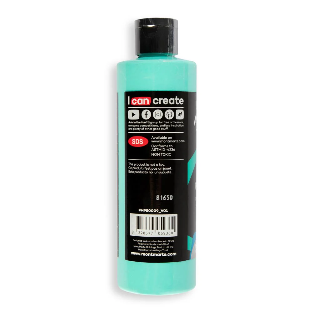 SuperCell Pouring Paint Premium 240ml - Turquoise - Image 4