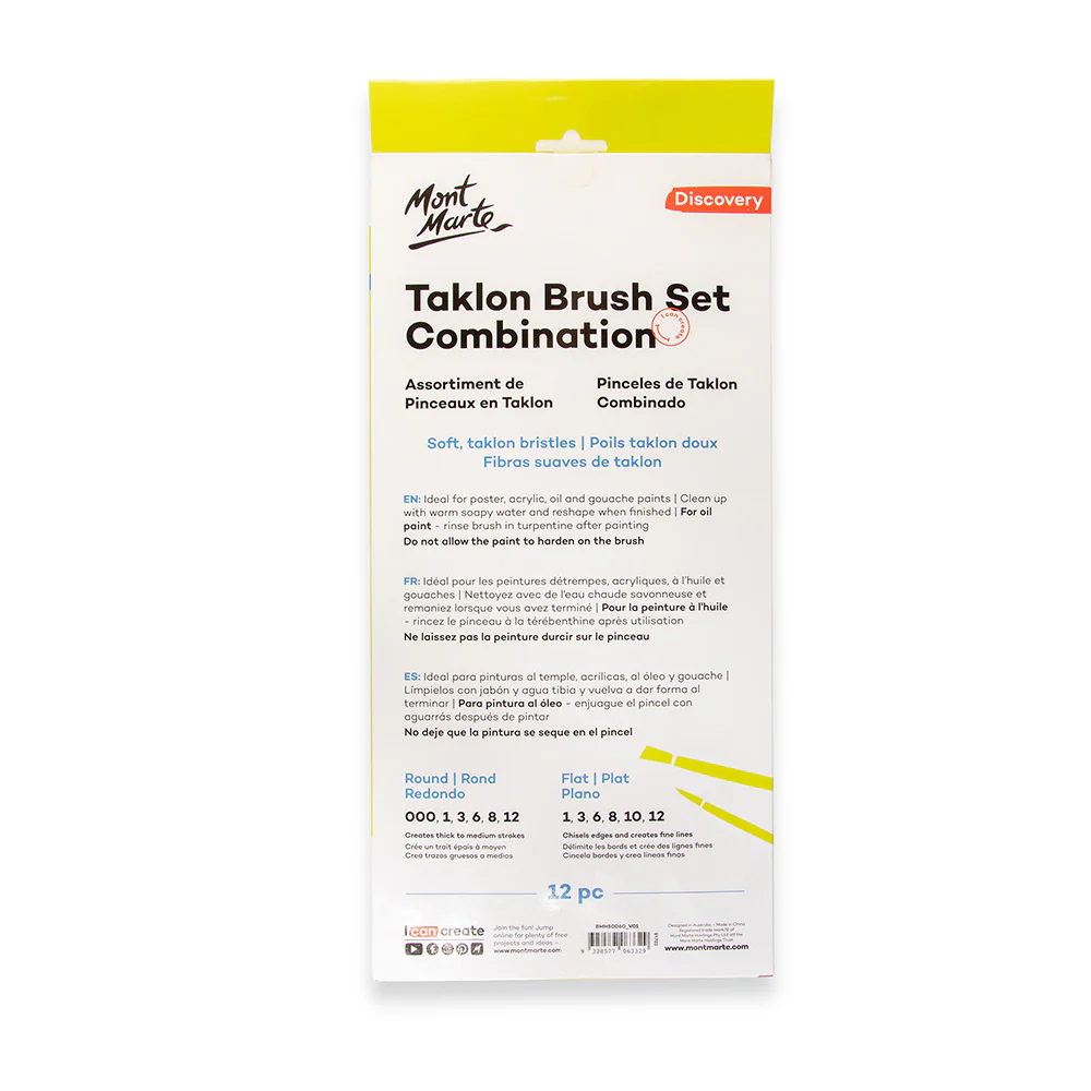 Taklon Brush Set Combination Discovery 12pc - Image 4