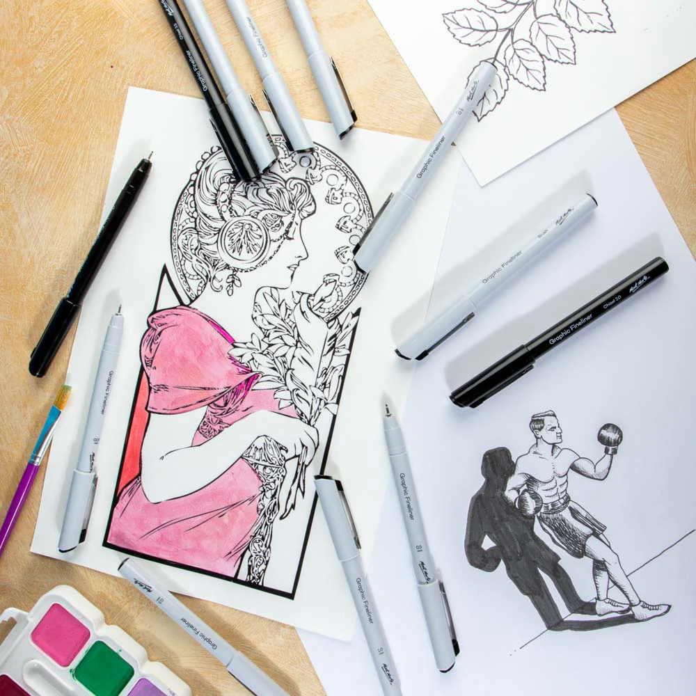 Technical Drawing Pens Premium 12pc - Image 9