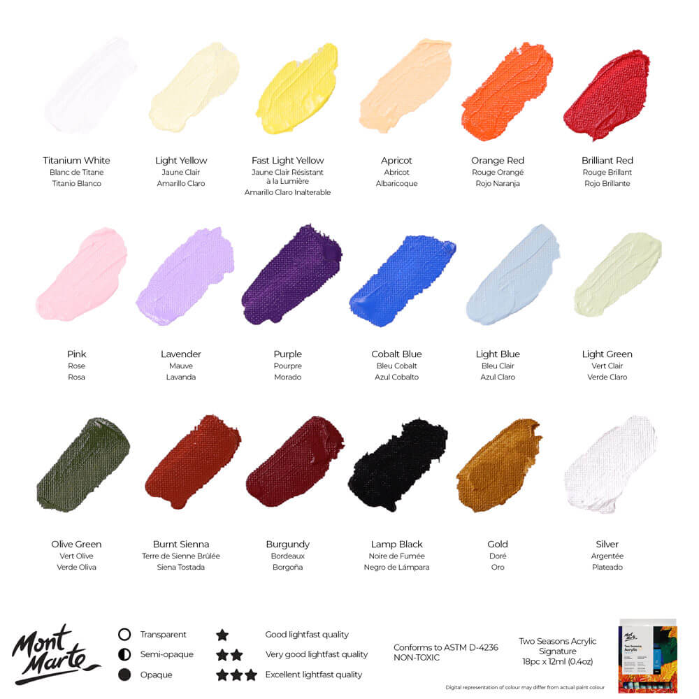 Two Seasons Acrylic Signature 18pc x 12ml - Image 3