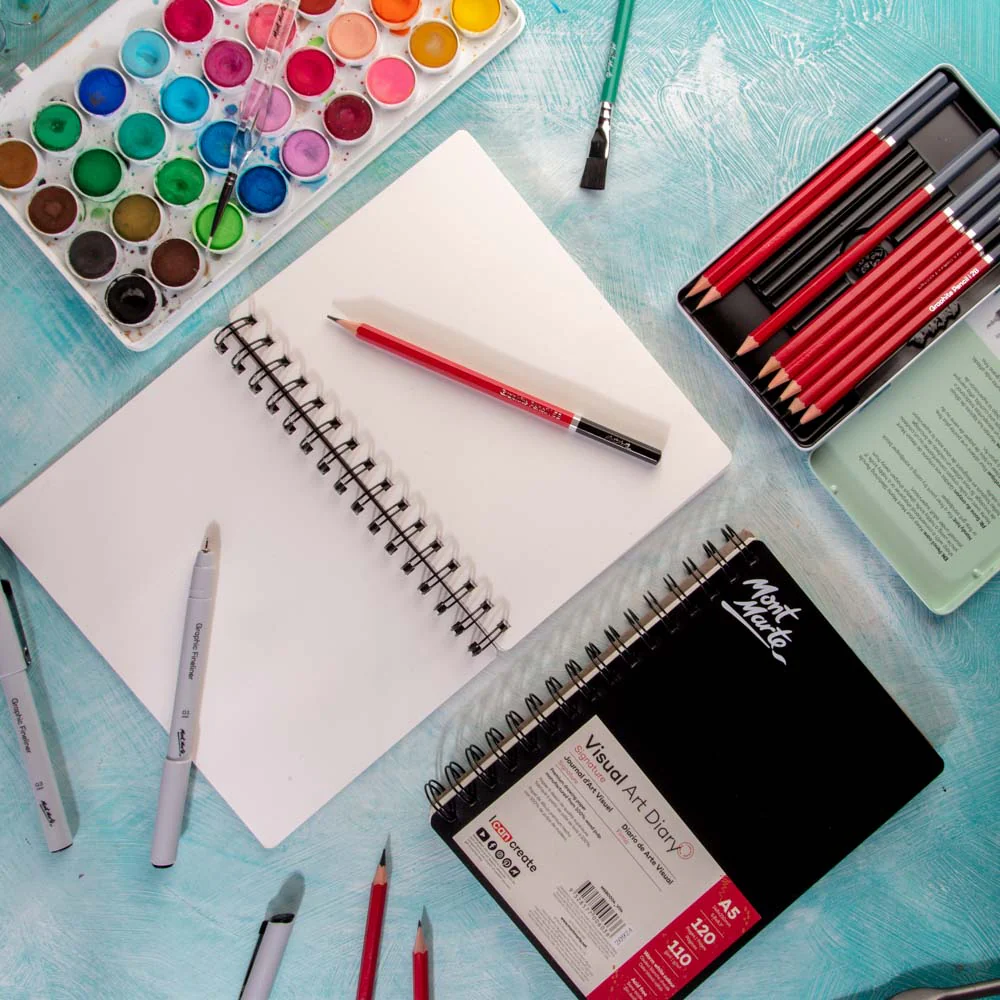 Visual Art Diary Signature 110gsm A4 120 Page - Image 8