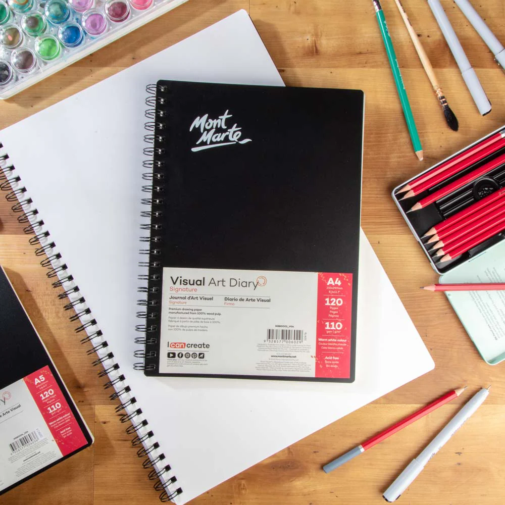 Visual Art Diary Signature 110gsm A4 120 Page - Image 9