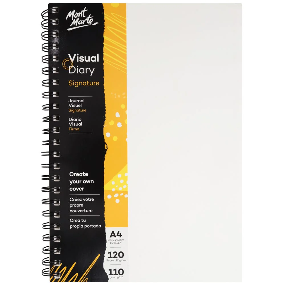 Visual Diary Paper Cover Signature 110gsm A4 120 Page
