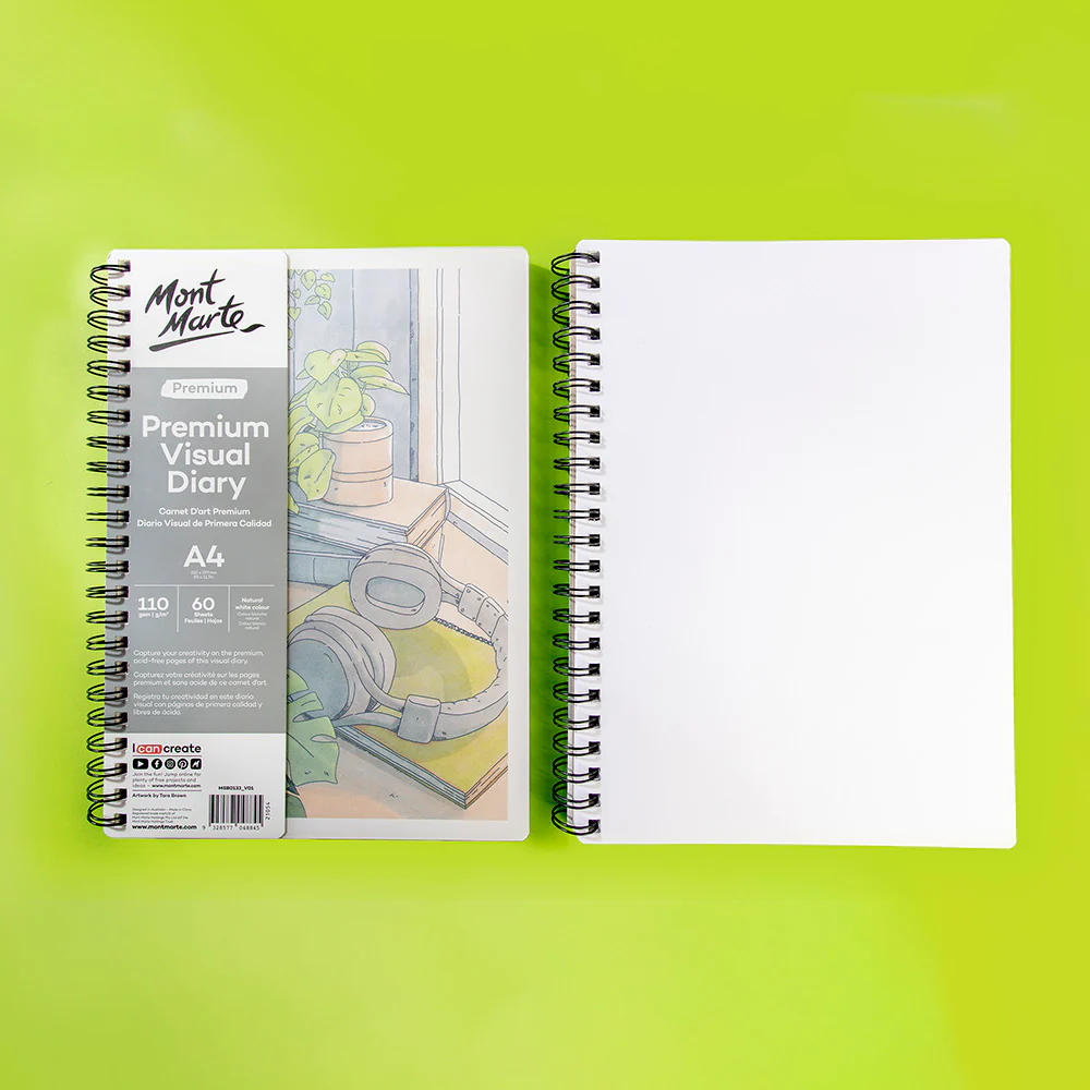 Visual Diary Premium A4 110gsm 60 Sheets - Image 2