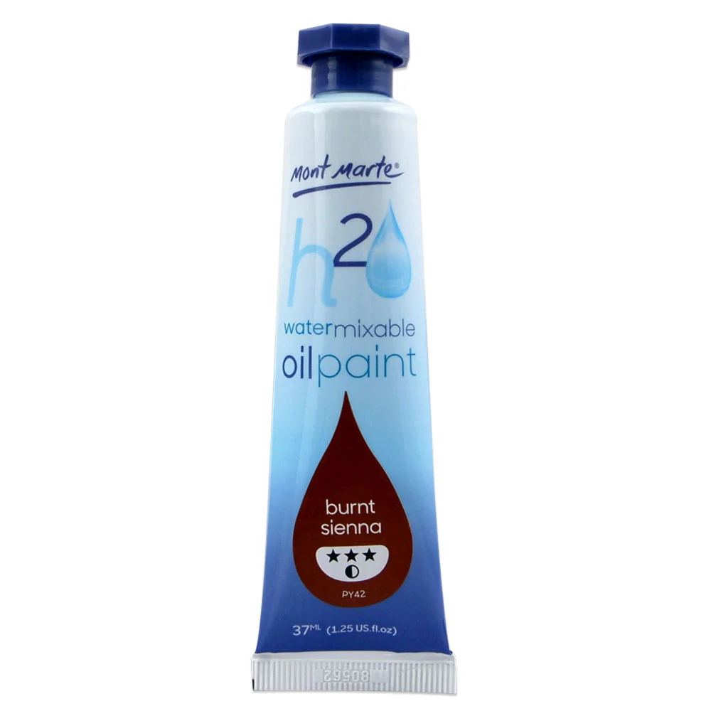 Water Mixable Oil Paint 37ml - Burnt Sienna