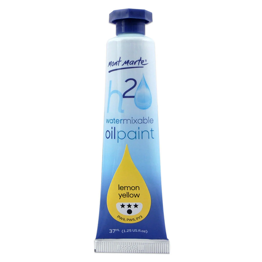 Water Mixable Oil Paint 37ml - Lemon Yellow