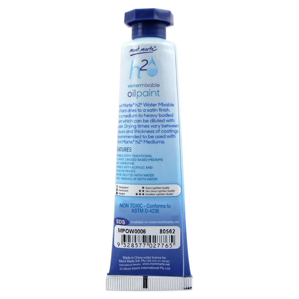 Water Mixable Oil Paint 37ml - Naples Yellow - Image 2