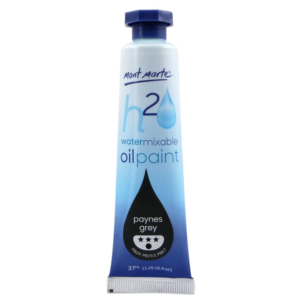 Water Mixable Oil Paint 37ml - Paynes Grey