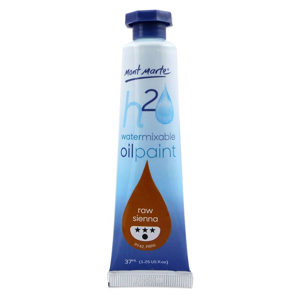Water Mixable Oil Paint 37ml - Raw Sienna