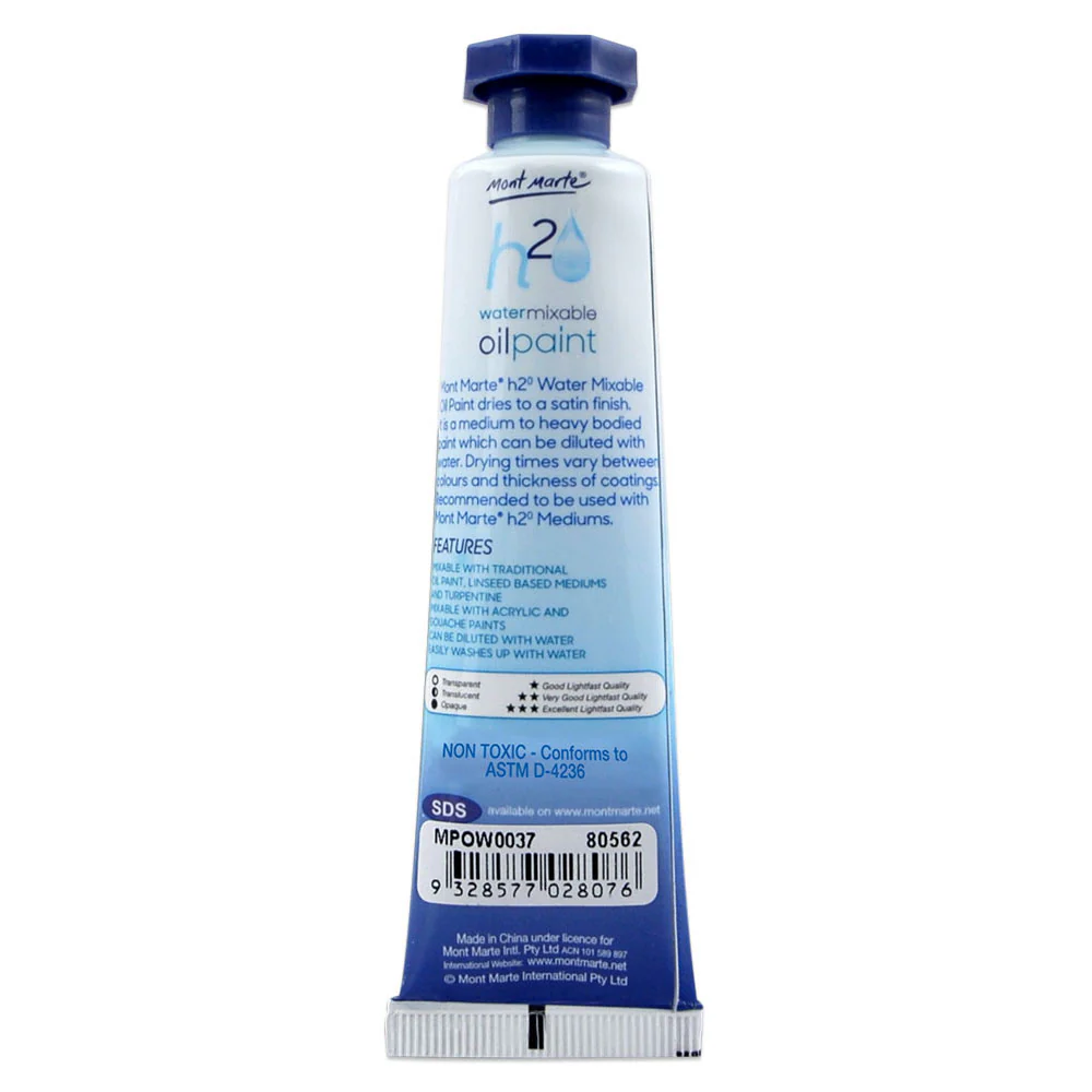 Water Mixable Oil Paint 37ml - Raw Umber - Image 2