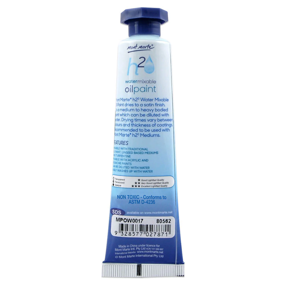 Water Mixable Oil Paint 37ml - Red Ochre - Image 2