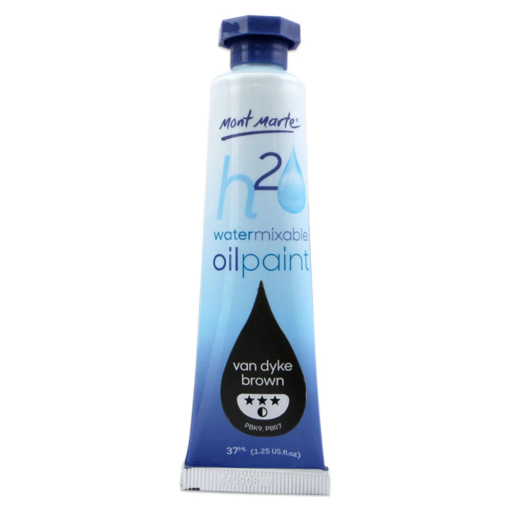 Water Mixable Oil Paint 37ml - Van Dyke Brown