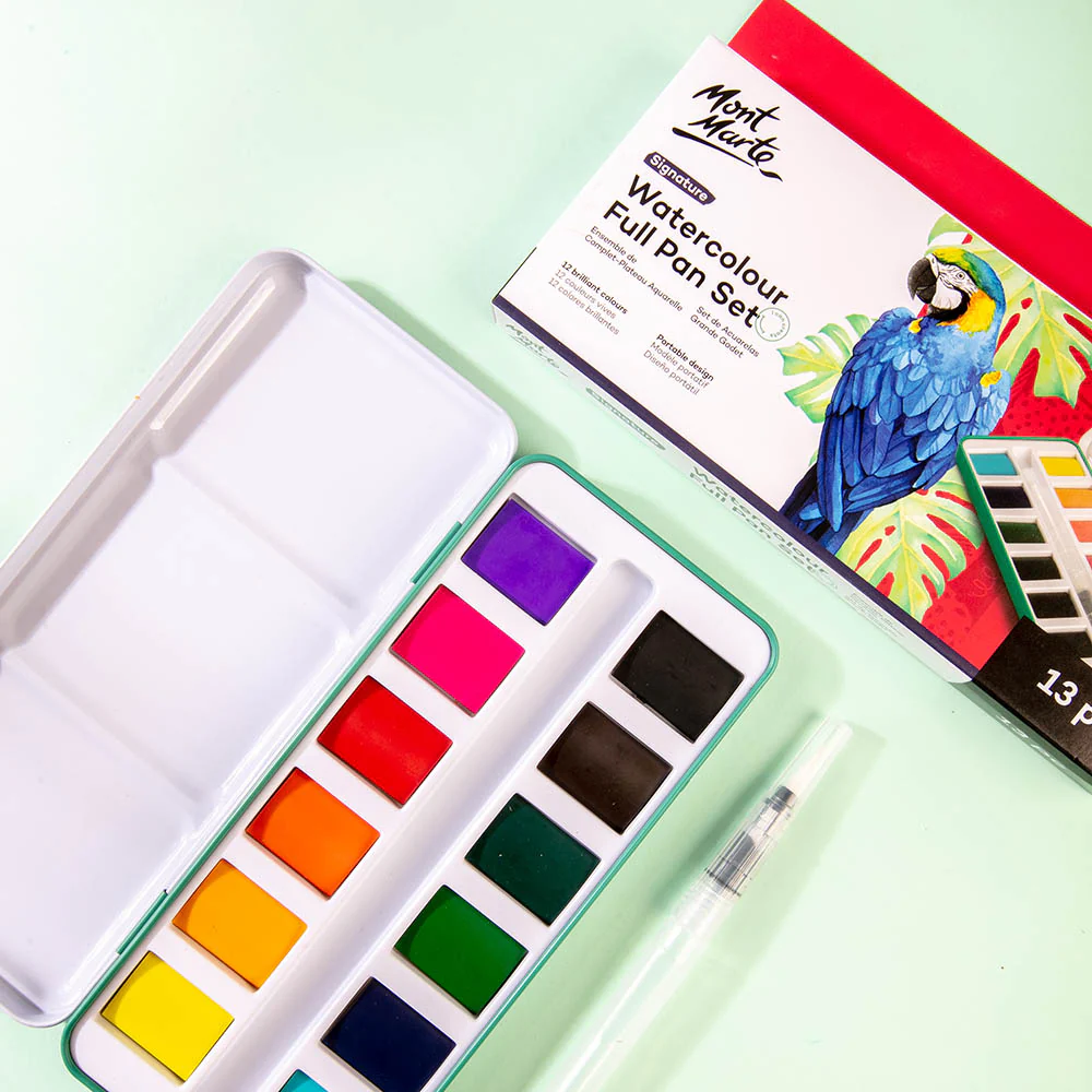 Watercolour Full Pan Set Signature 13pc - Image 3